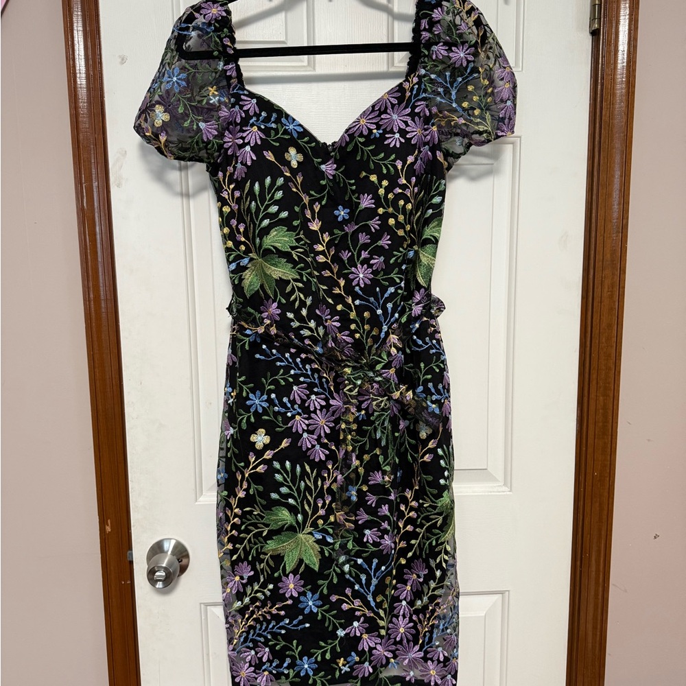 Floral Black Dress Kensie 14